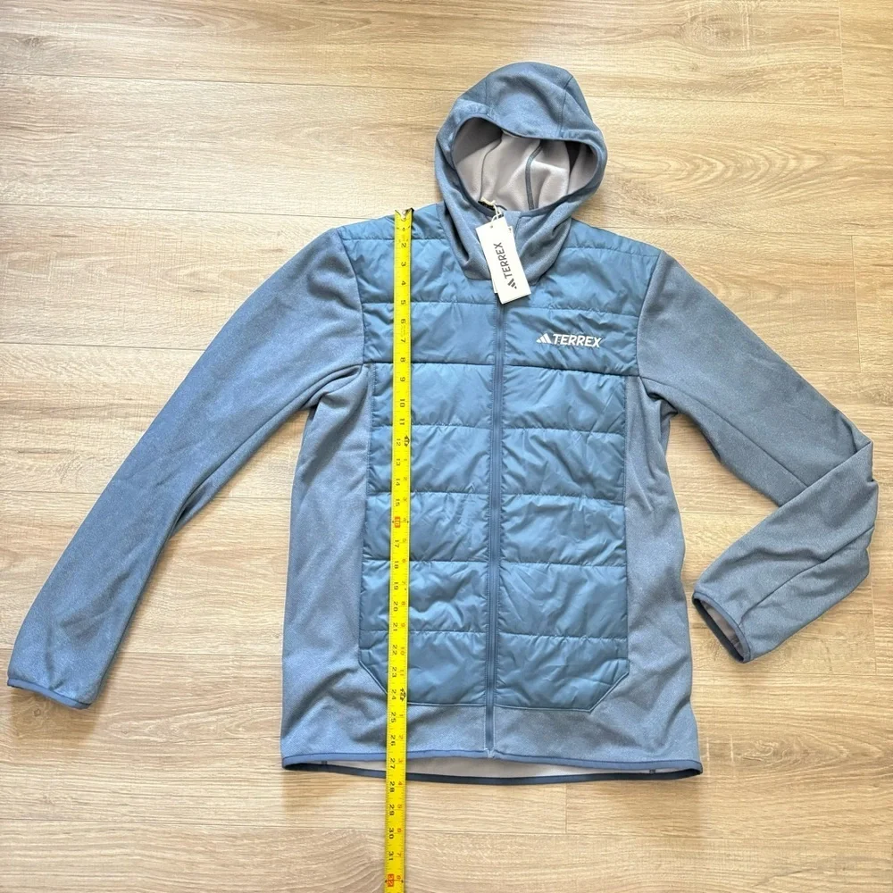 adidas Terrex Multi Hybrid Blue Steel Jacket Size Medium